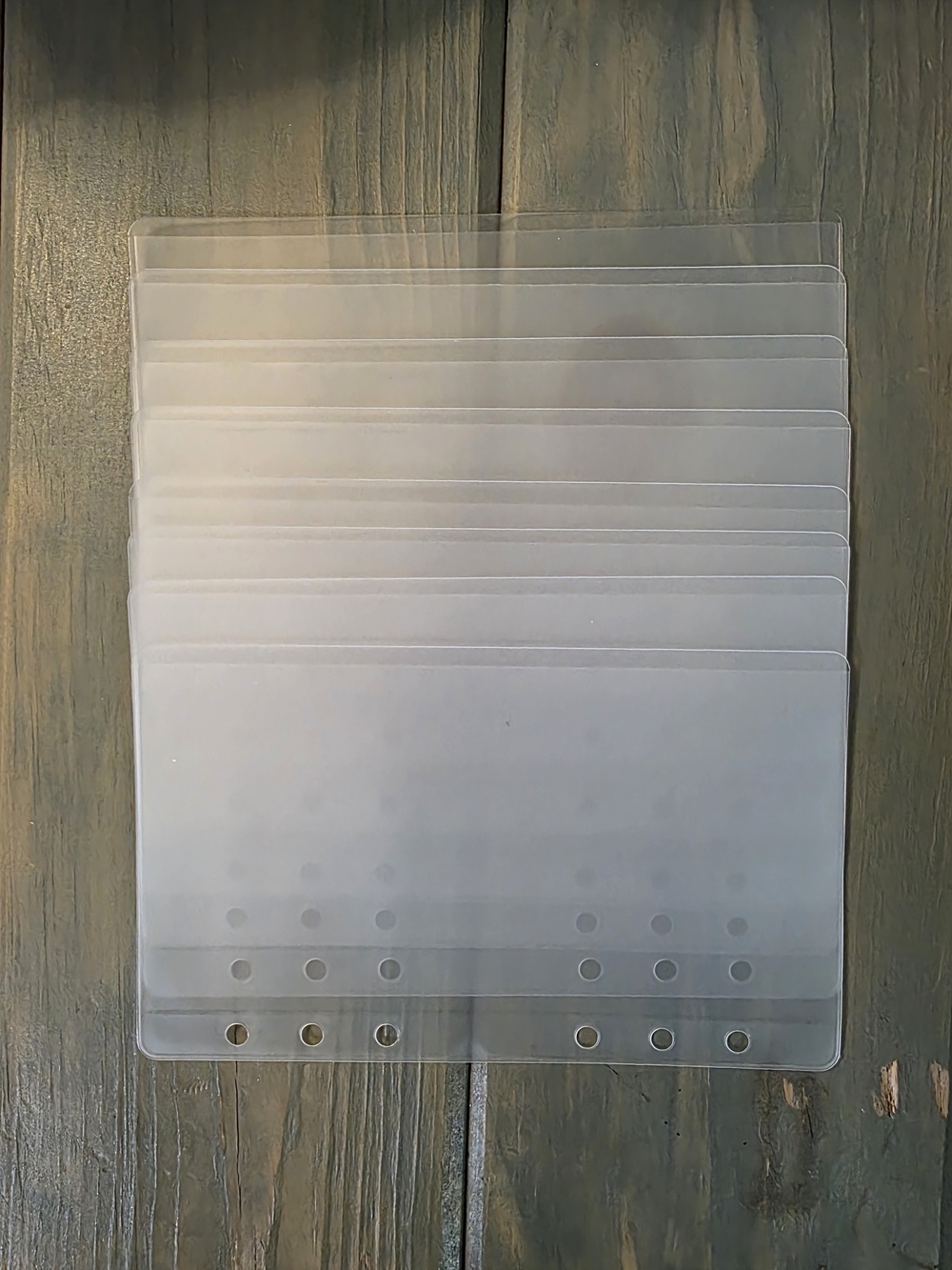 A6 Clear Frosted Protective Sleeves - Pack of 8